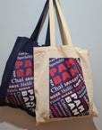 Pamban Reusable Canvas Tote Bag - Blue