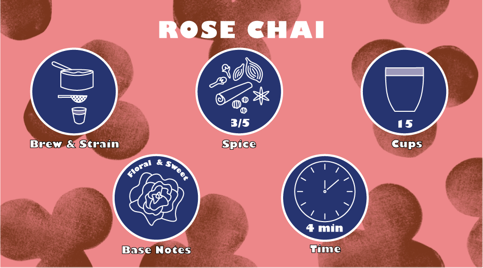 Rose Chai (Brew &amp; Strain)