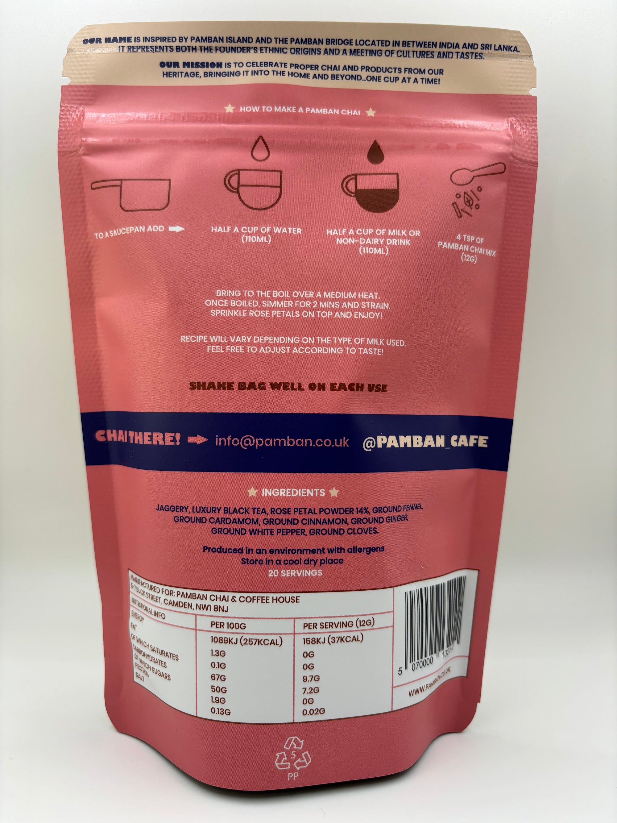 Rose Chai Brew & Strain