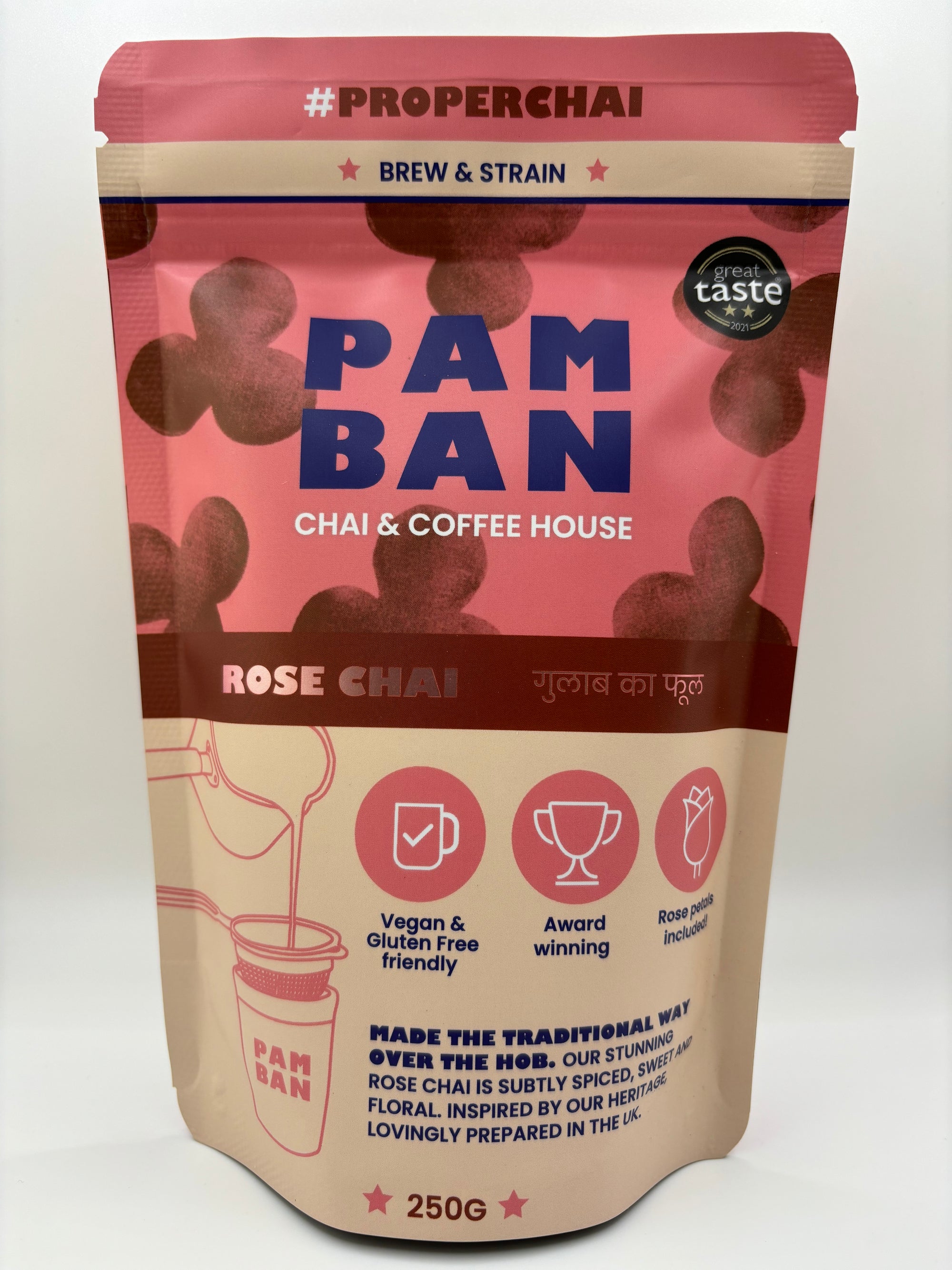 Rose Chai Brew & Strain
