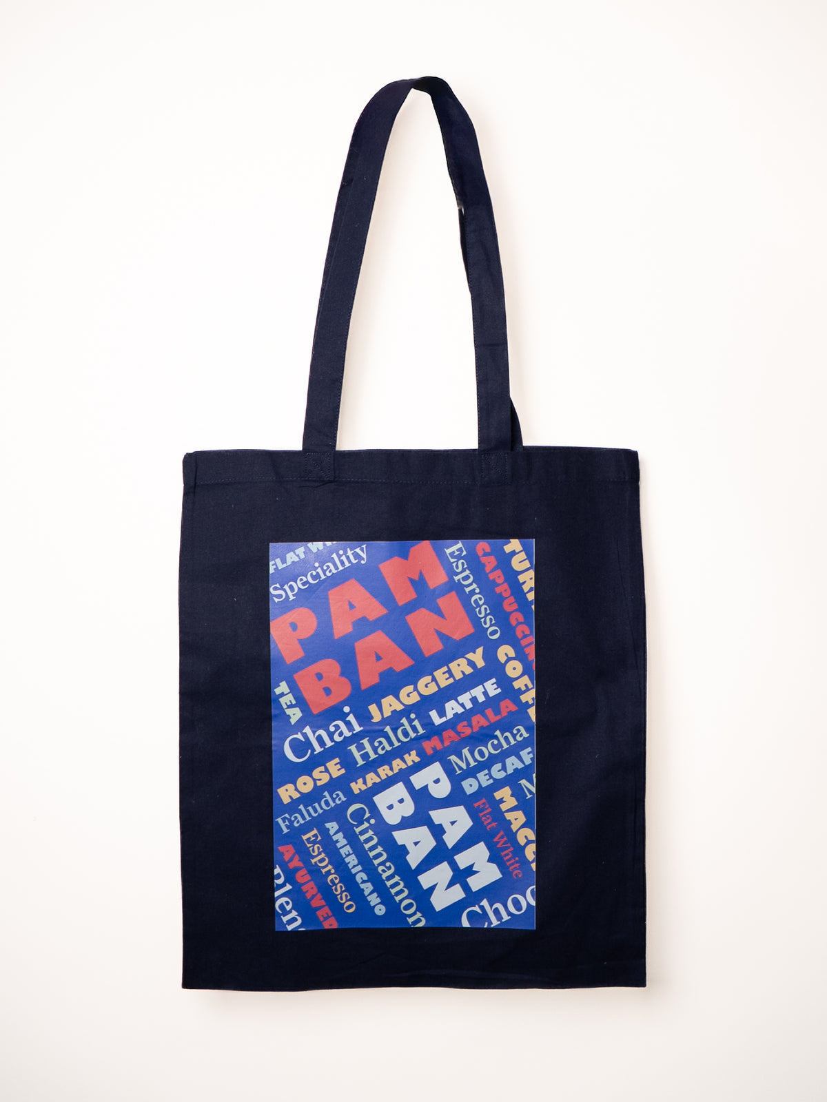Pamban Reusable Canvas Tote Bag - Blue